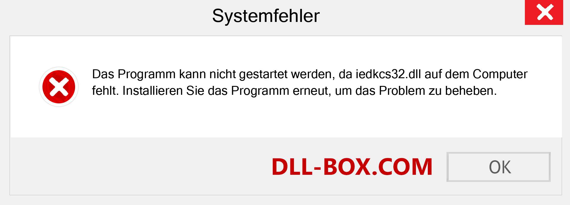 iedkcs32.dll-Datei fehlt?. Download für Windows 7, 8, 10 - Fix iedkcs32 dll Missing Error unter Windows, Fotos, Bildern