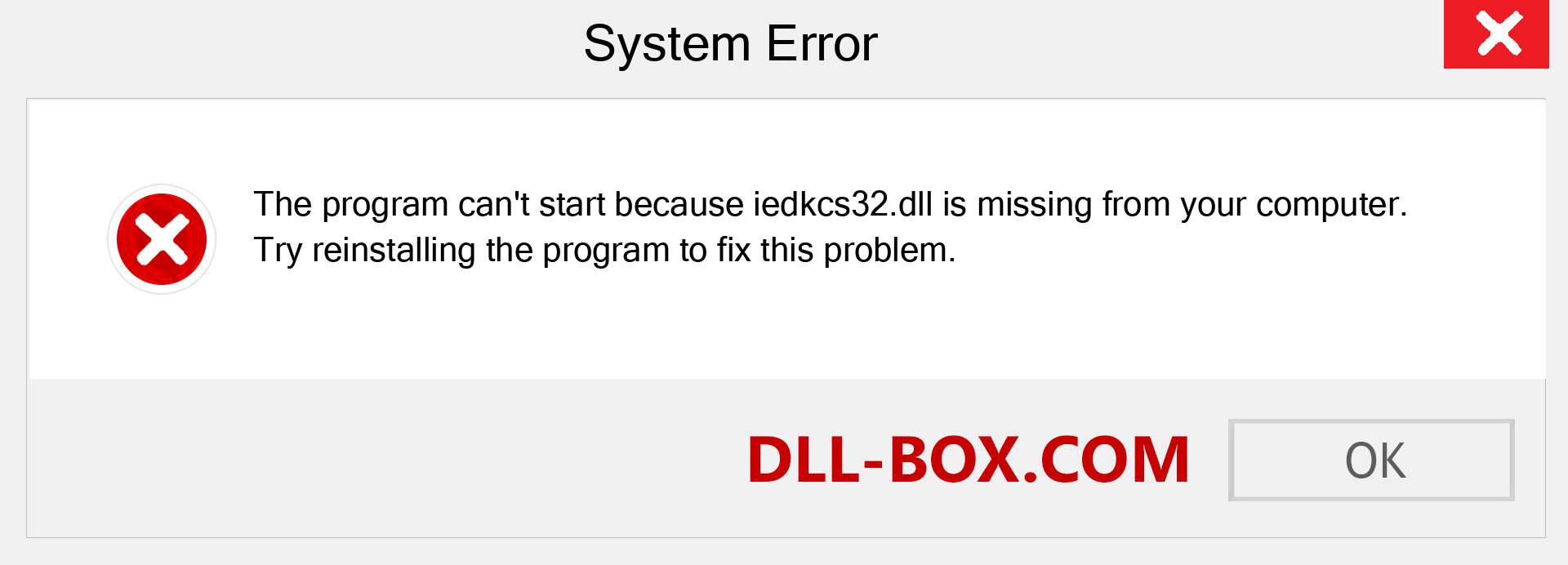  iedkcs32.dll file is missing?. Download for Windows 7, 8, 10 - Fix  iedkcs32 dll Missing Error on Windows, photos, images