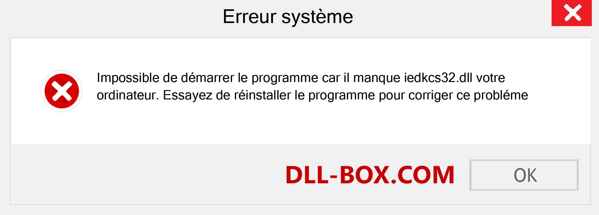 Le fichier iedkcs32.dll est manquant ?. Télécharger pour Windows 7, 8, 10 - Correction de l'erreur manquante iedkcs32 dll sur Windows, photos, images